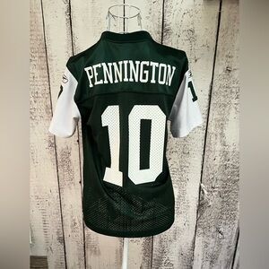 NFL NY New York Jets Football Jersey Shirt Top Fan Official Pennington